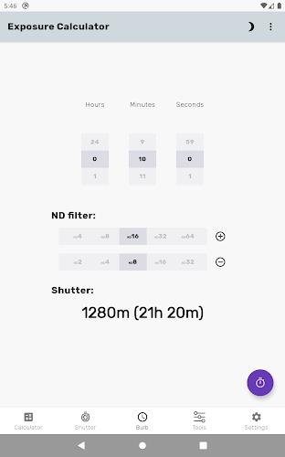 Exposure Calculator Screenshot12