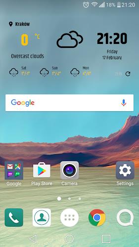 Simple weather & clock widget Screenshot6