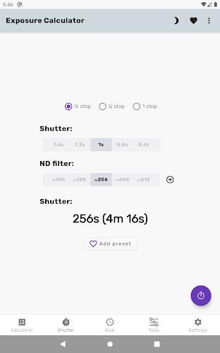 Exposure Calculator Screenshot11