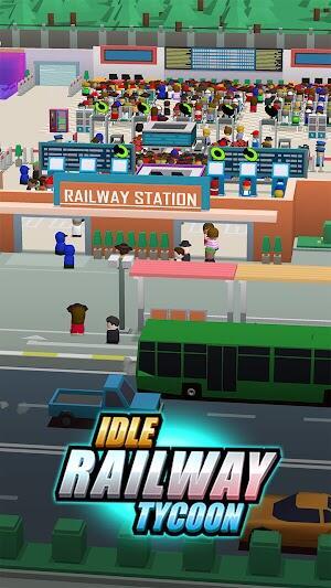 Idle Railway Tycoon Mod Screenshot3