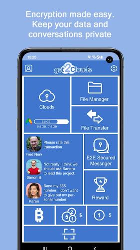 get2Clouds - Privacy Messenger Screenshot1