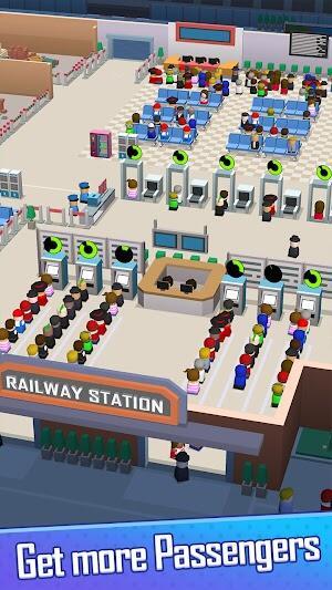 Idle Railway Tycoon Mod Screenshot1