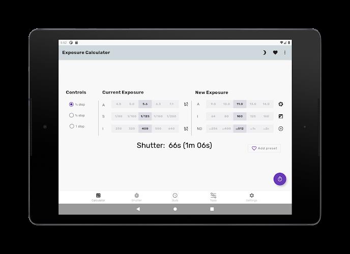 Exposure Calculator Screenshot17