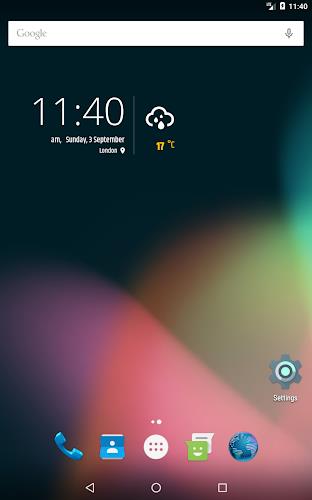 Simple weather & clock widget Screenshot12