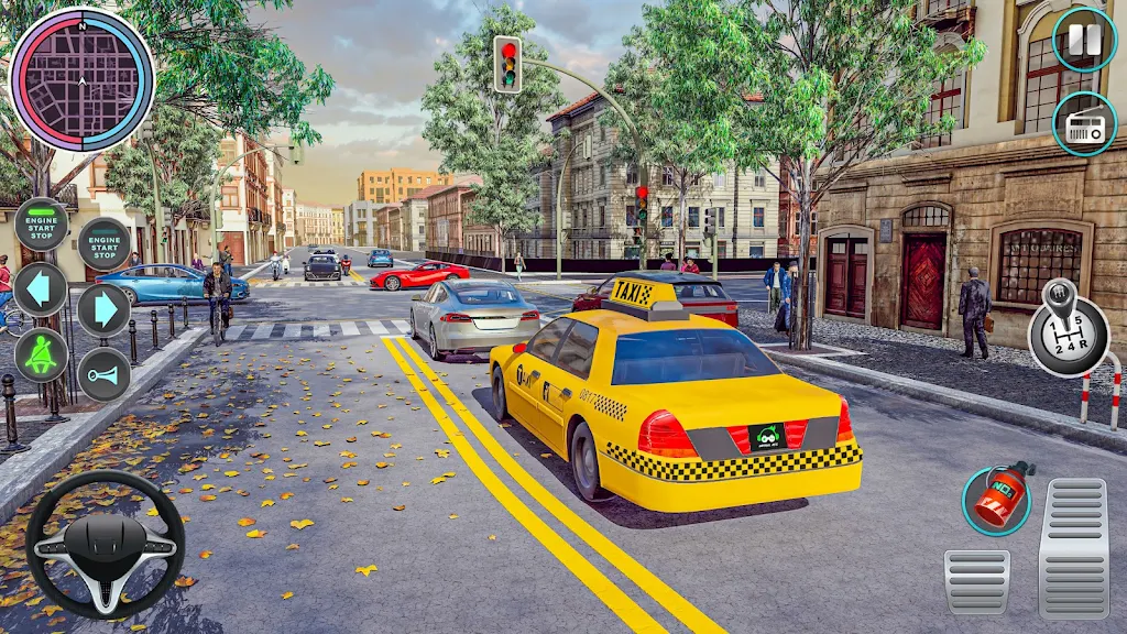 kota taksi menyetir: permainan Screenshot5