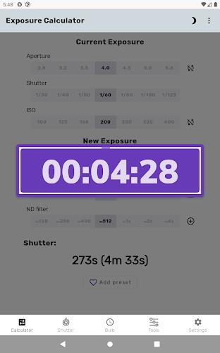 Exposure Calculator Screenshot14