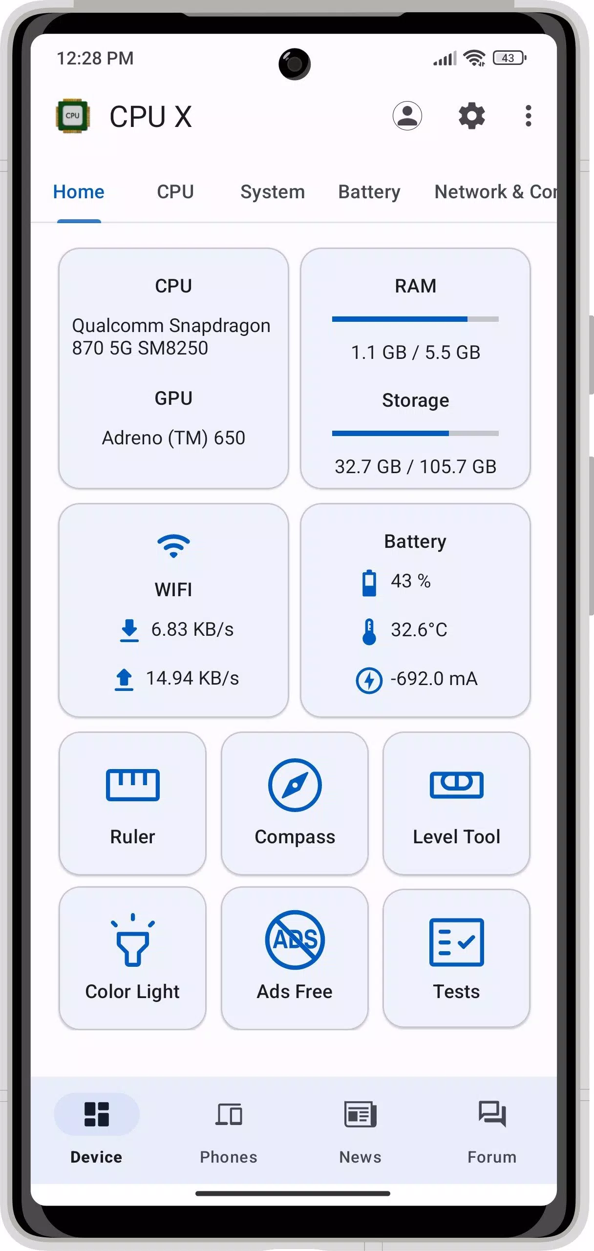 CPU X - Device & System info Screenshot3