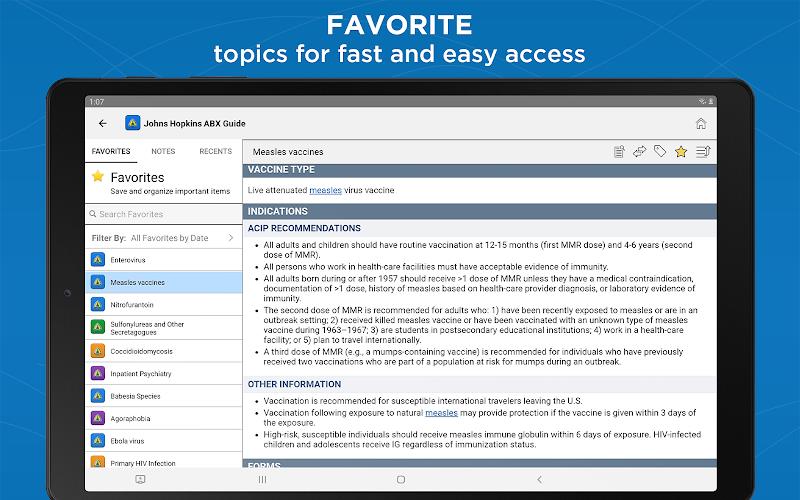 Johns Hopkins Antibiotic Guide Screenshot13