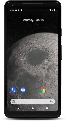 Moon 3D Live Wallpaper Screenshot1