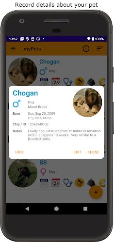 myPets - Pet Manager Screenshot2