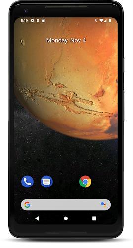 Mars 3D Live Wallpaper Screenshot1