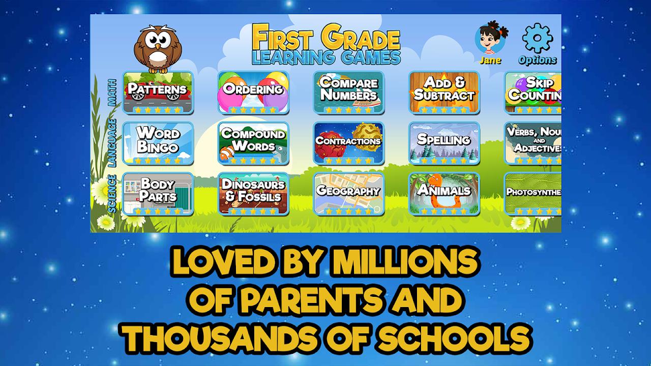 First Grade Learning Games Screenshot1