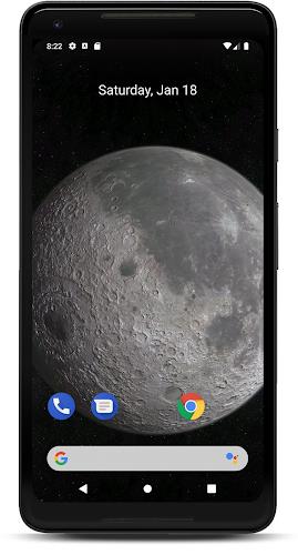 Moon 3D Live Wallpaper Screenshot2