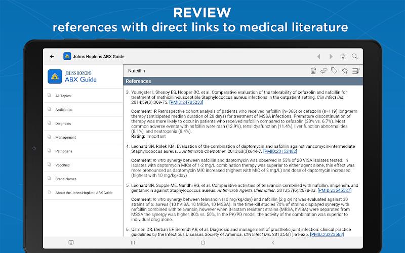 Johns Hopkins Antibiotic Guide Screenshot16