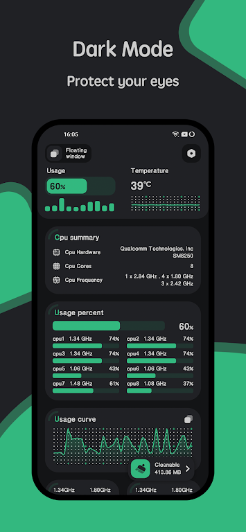 CPU Monitor - temperature Screenshot3