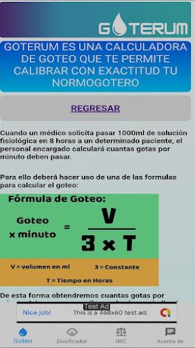 Goterum - Calculadora de goteo Screenshot4