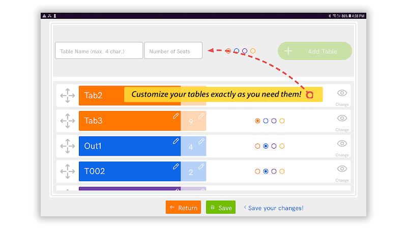 Table Planner & Reservations Screenshot21