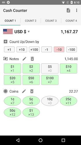 Cash Counter Count Note & Coin Screenshot2