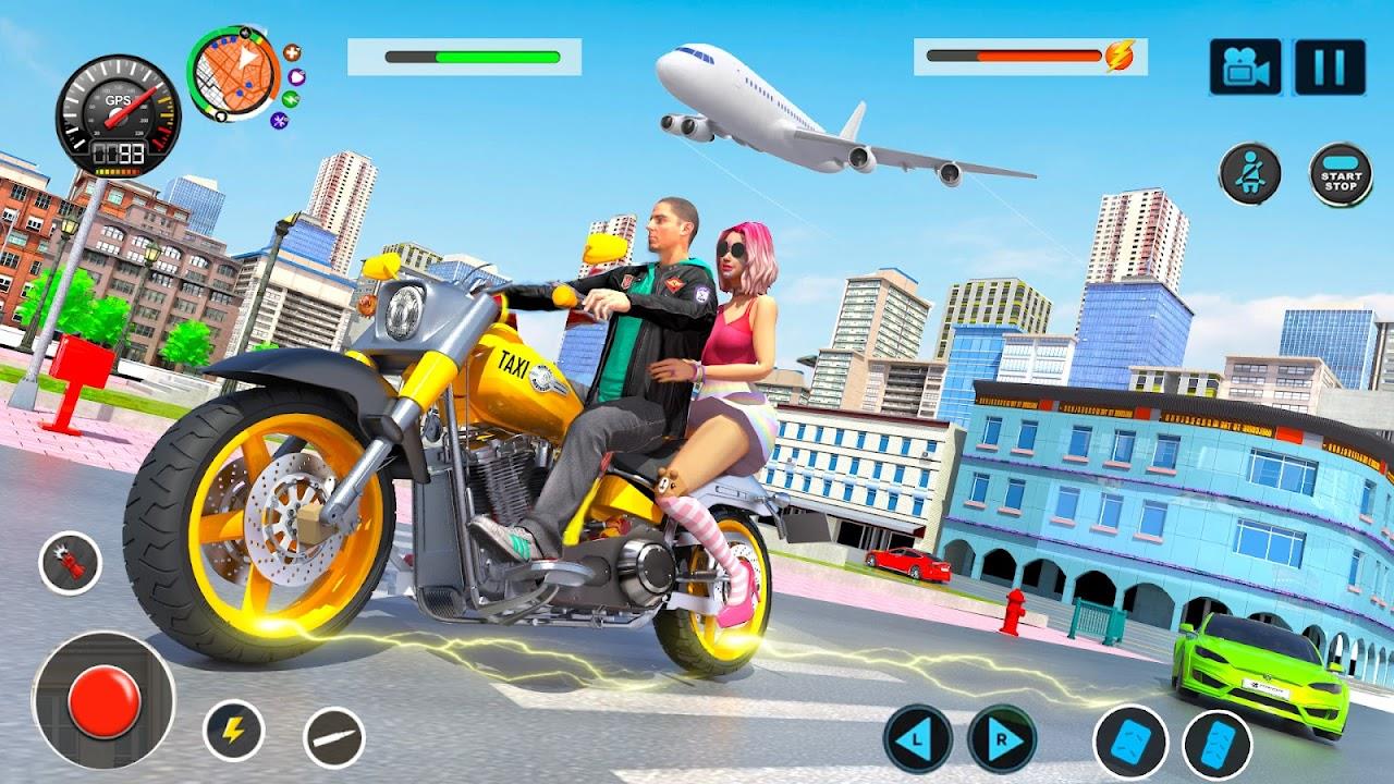 Real Flying Bike Taxi Simulator Screenshot2