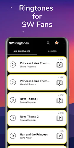 SW Ringtones Screenshot1