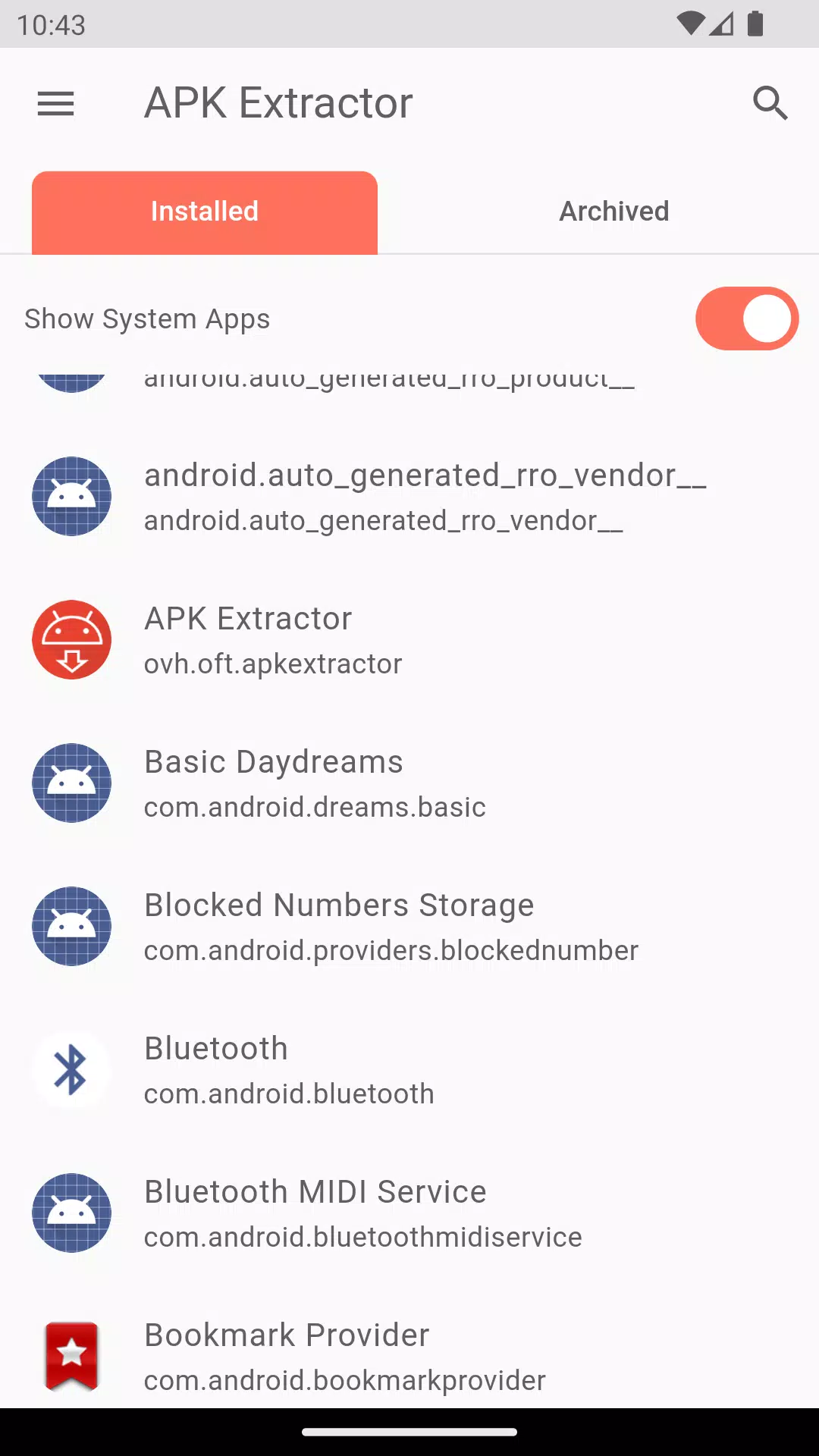 APK Extractor - Extract apps t Screenshot3