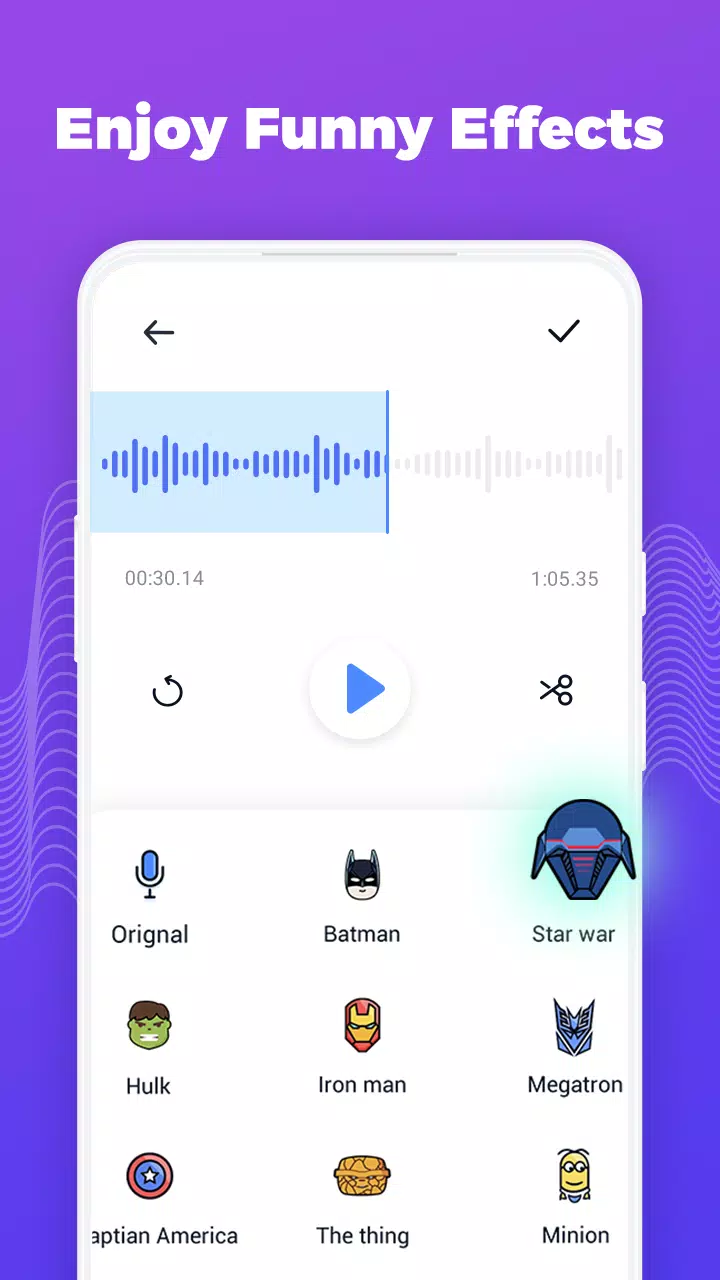 Voice Changer - Voice Editor Screenshot2