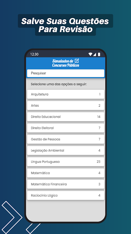 Simulado de Concursos Públicos Screenshot14