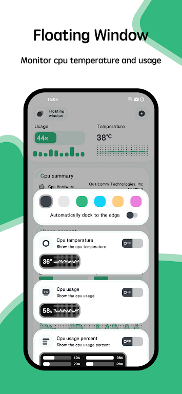 CPU Monitor - temperature Screenshot1