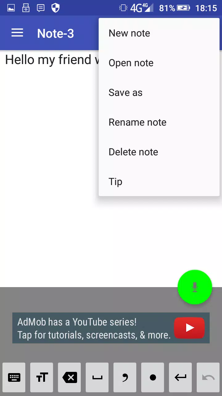 Voice Notebook speech to text Screenshot3