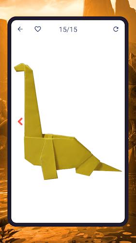 Origami dinosaurs paper shapes Screenshot7