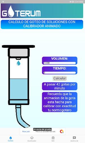 Goterum - Calculadora de goteo Screenshot5