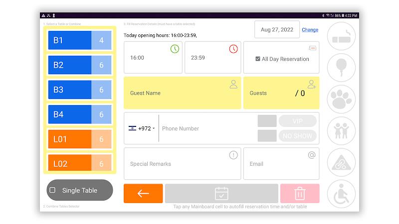 Table Planner & Reservations Screenshot17