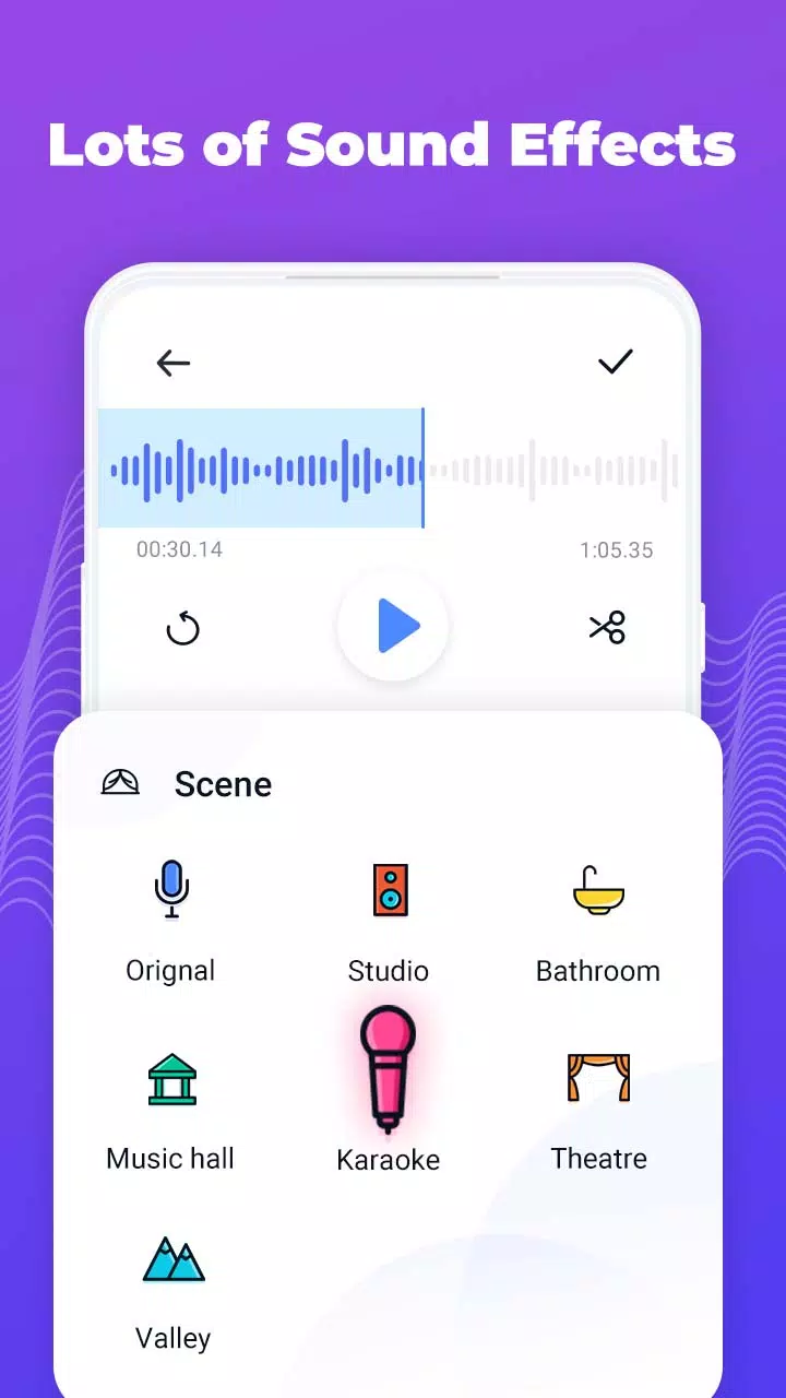 Voice Changer - Voice Editor Screenshot1