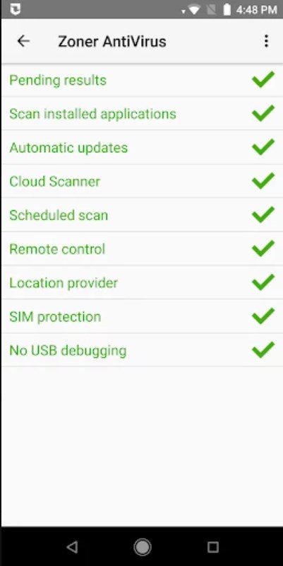 Zoner AntiVirus Screenshot2