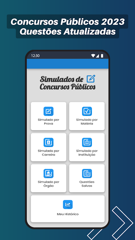 Simulado de Concursos Públicos Screenshot1