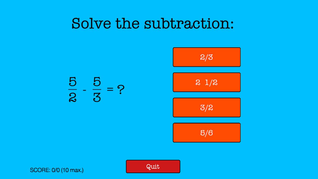 Fractions To Go Screenshot6