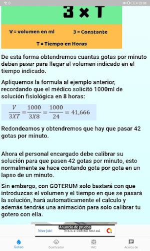 Goterum - Calculadora de goteo Screenshot8