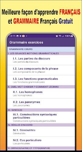 Grammaire Français + Exercices Screenshot11