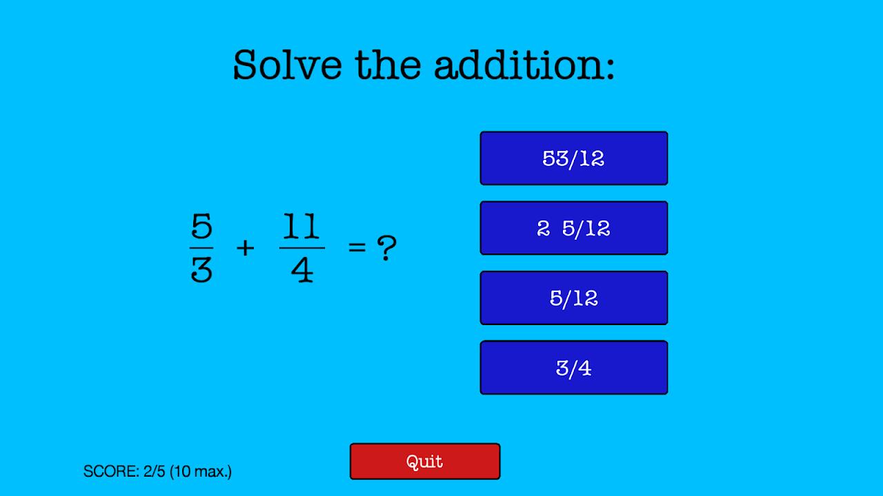 Fractions To Go Screenshot4