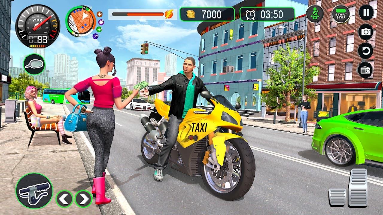 Real Flying Bike Taxi Simulator Screenshot3