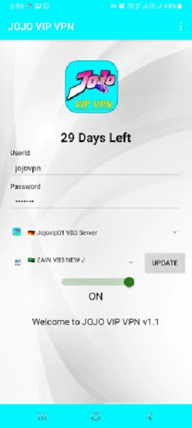 JO JO VIP VPN Screenshot1