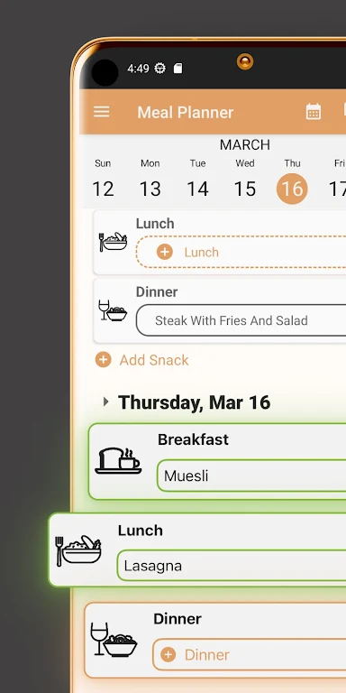 FoodPlanner-Thực đơn hàng ngày Screenshot1