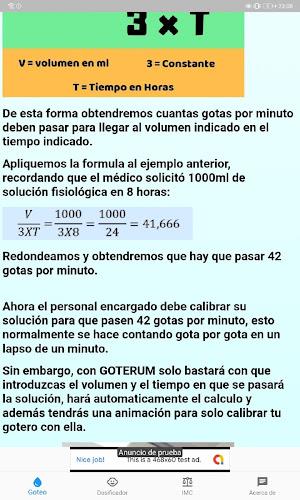 Goterum - Calculadora de goteo Screenshot12