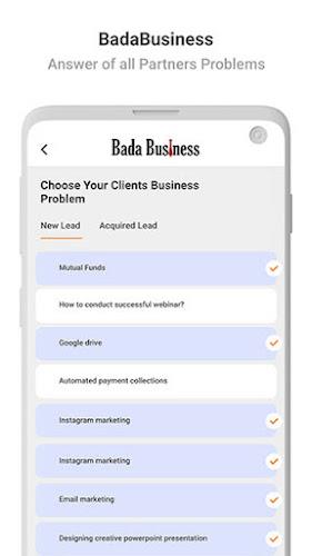 BadaBusiness One App Screenshot6