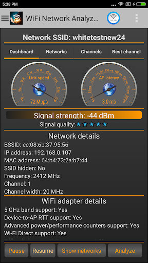 WiFi Analyzer - Fix slow WiFi Screenshot3