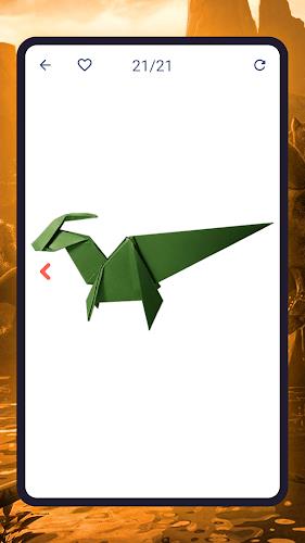 Origami dinosaurs paper shapes Screenshot25