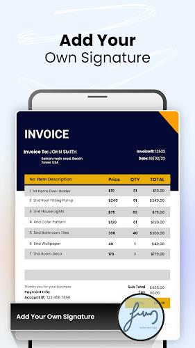 Invoice Maker and Generator Screenshot4