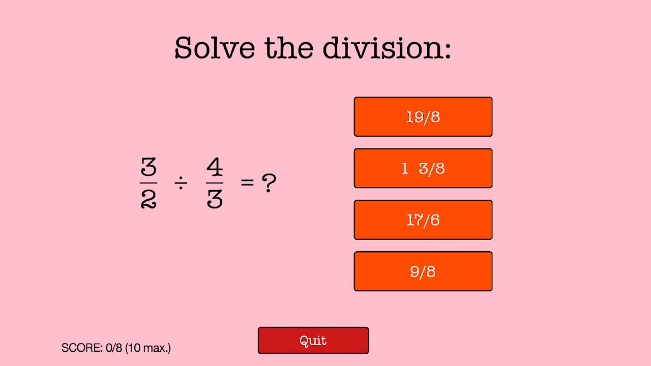 Fractions To Go Screenshot2