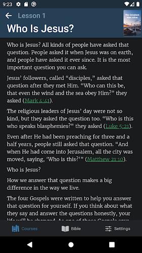 Emmaus Bible Courses Screenshot6