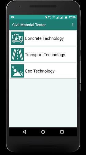 Civil Material Tester Screenshot2